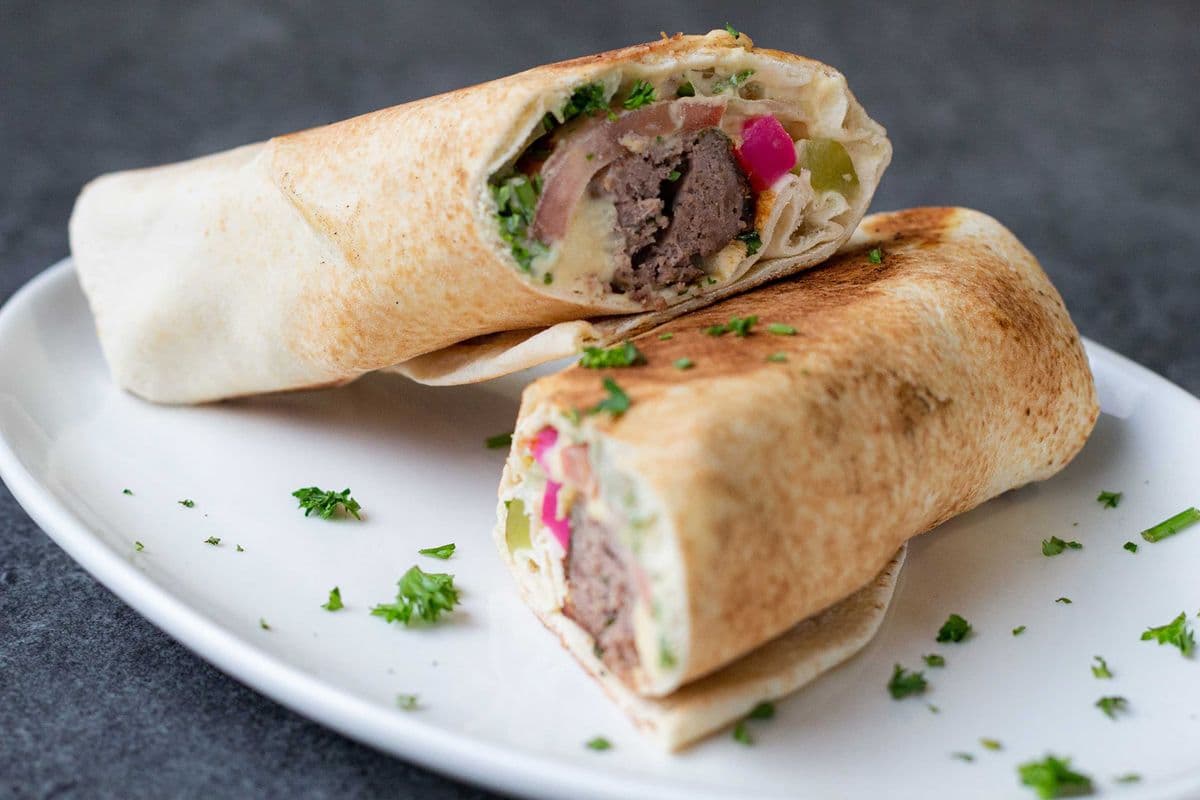 Beef Tikka Wrap - Saj