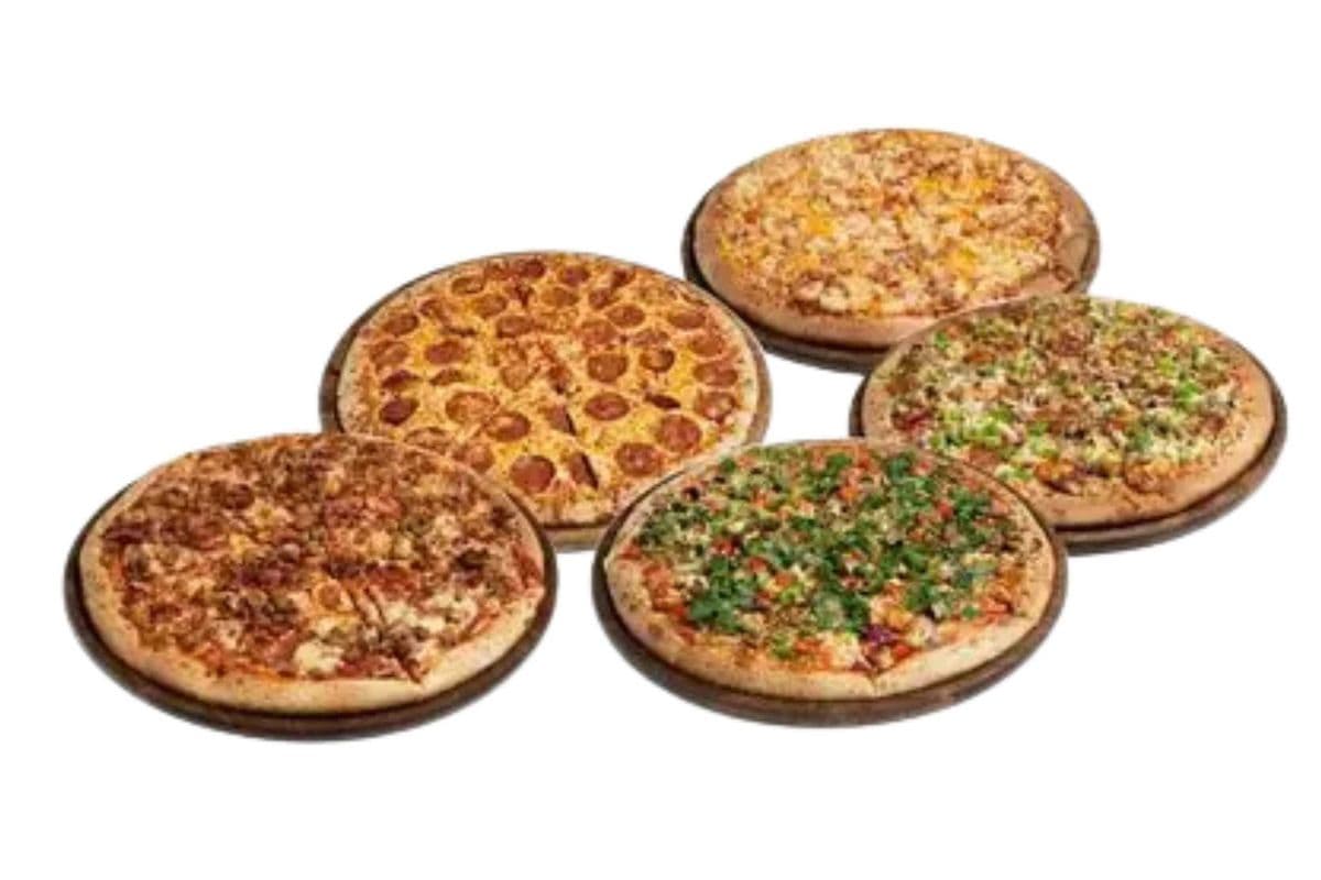 5 LARGE PIZZAS (14") DEAL – PARTY PACK