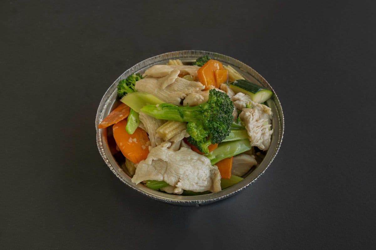53. Sliced Chicken with Mixed Vegetables