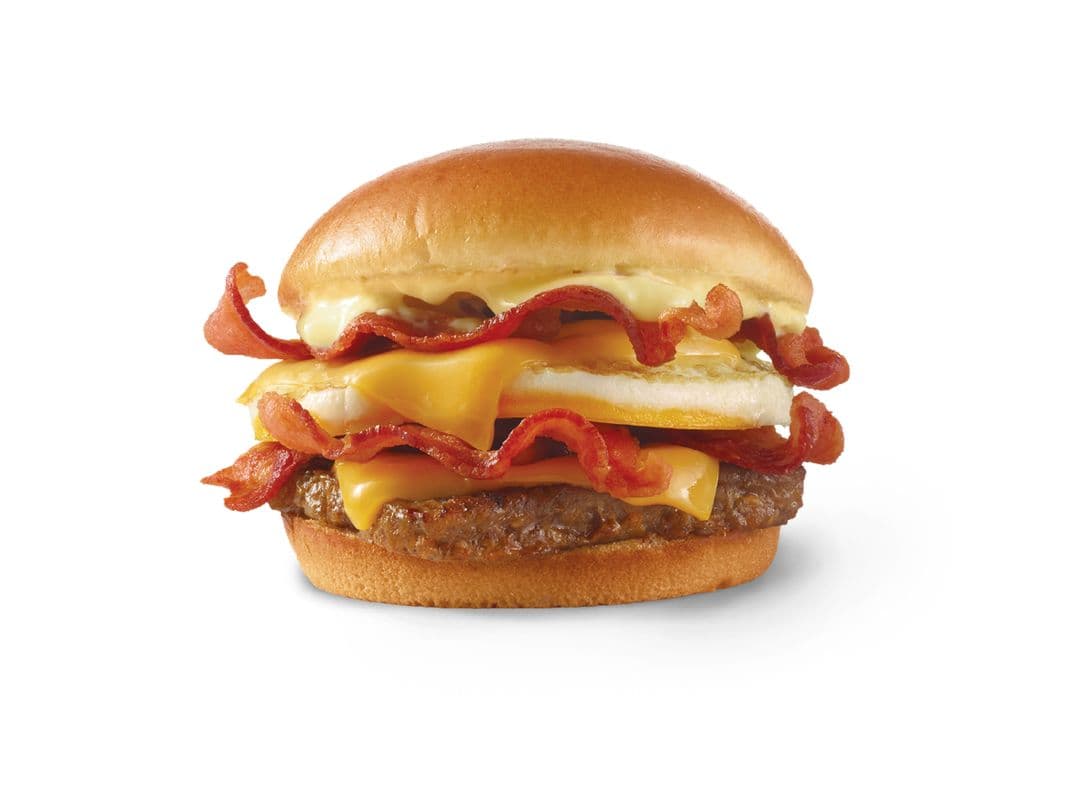 Breakfast Baconator (Cals: 710)