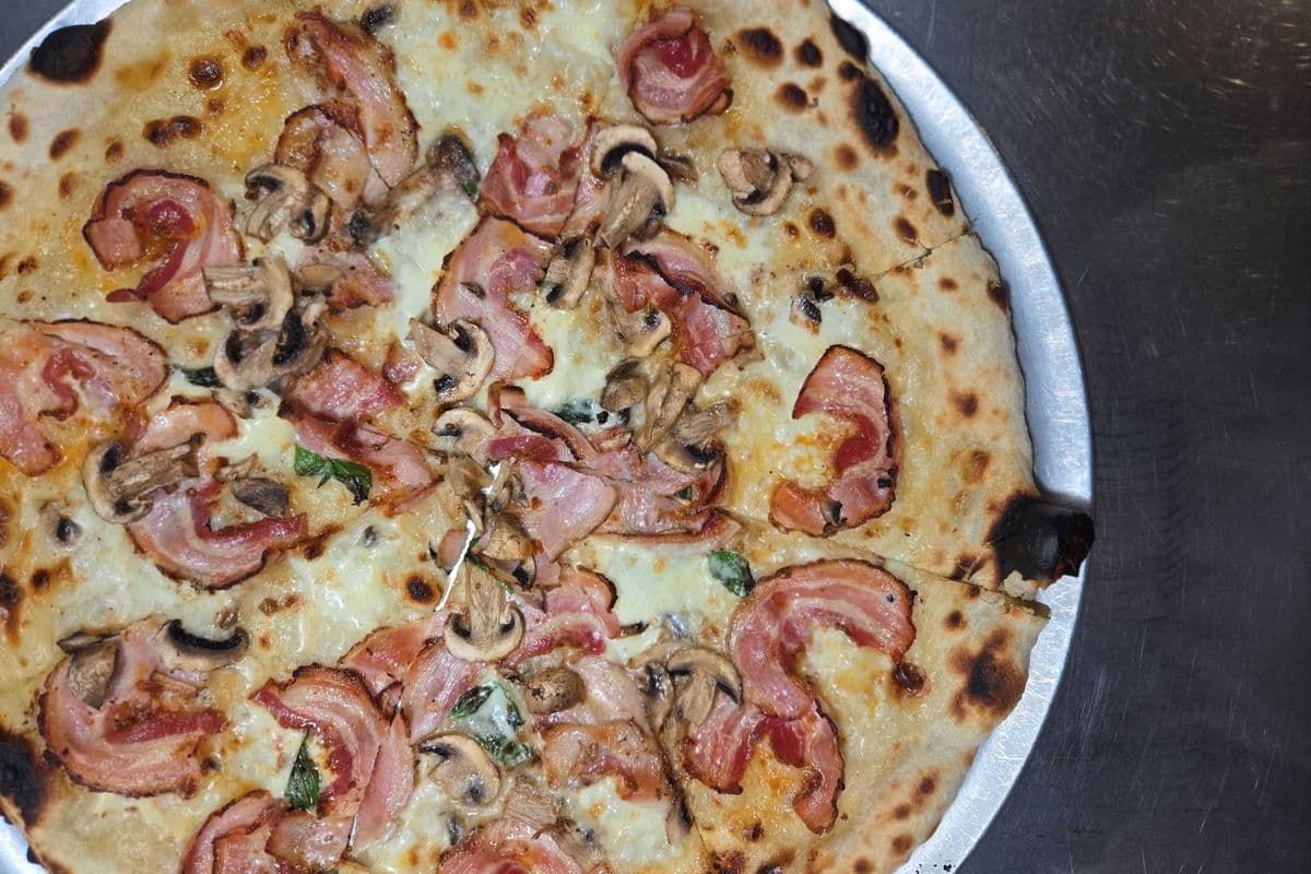 Pancetta Fungi Pizza
