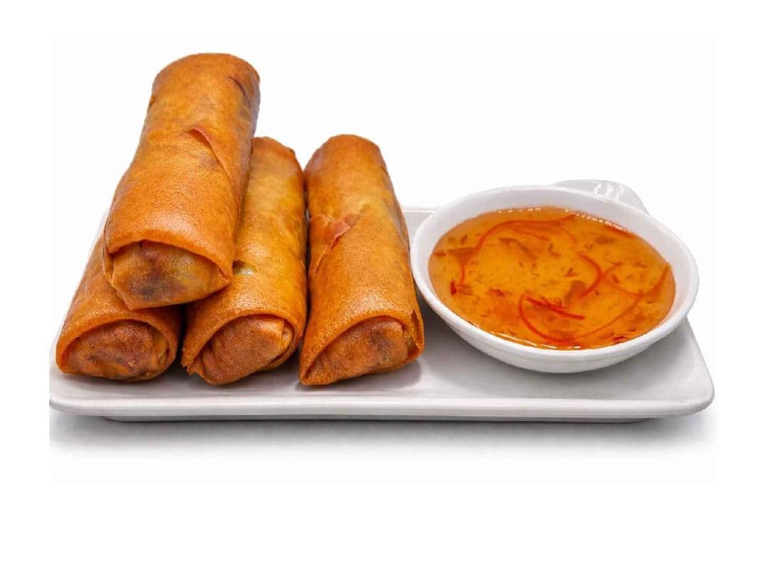 11. Deep Fried Veggies Spring Rolls