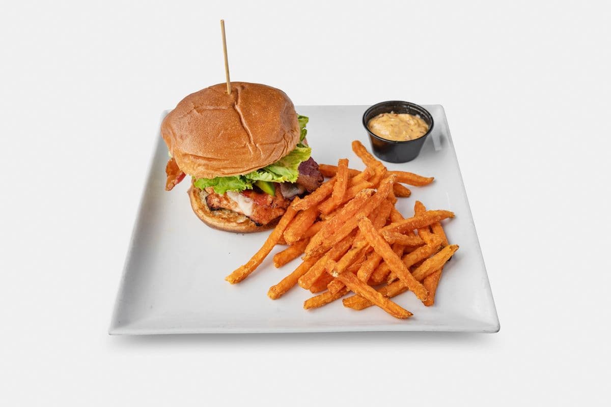 Cajun Chicken Avocado Burger