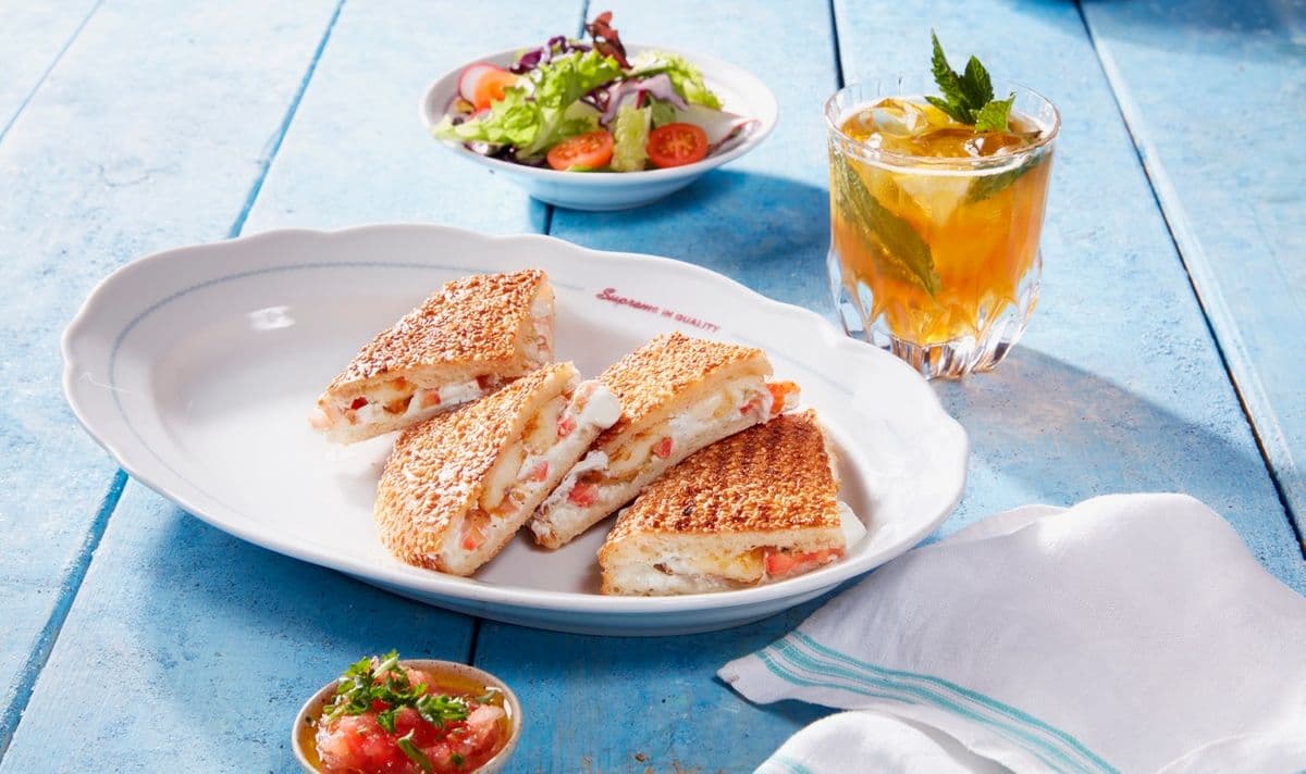 Halloumi and Za'atar Sandwich
