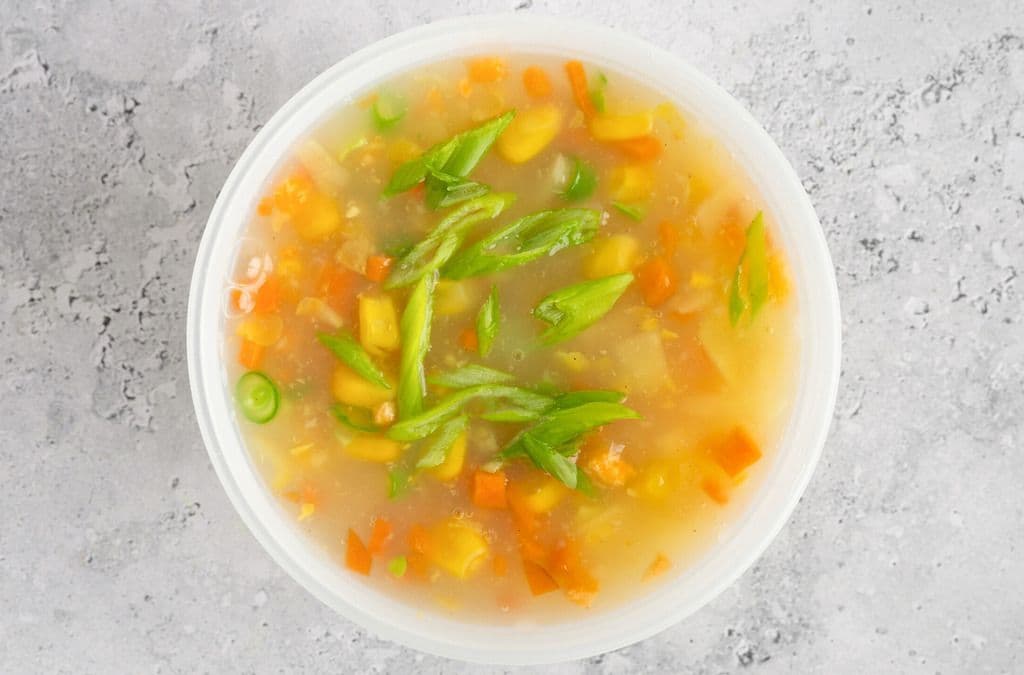 Sweet Corn Soup- Vegetables