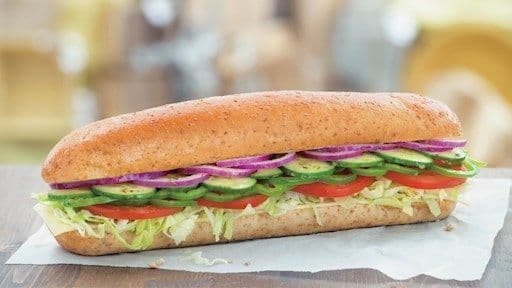 Small Veggie & Cheese Sub