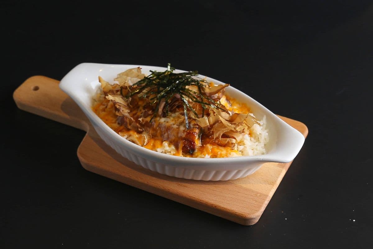 EN6. Cheesy Baked Teriyaki Eel 日式燒汁芝士焗鳗魚飯