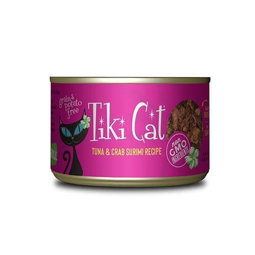 Tiki Cat Grill Tuna & Crab Surimi Recipe Wet Cat Food 6 oz