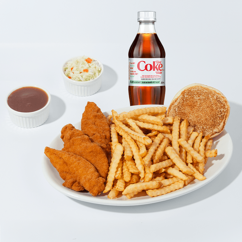 3 Filets + 1 Coca-Cola / 3 Chicken Fillets + 1 Coca-Cola