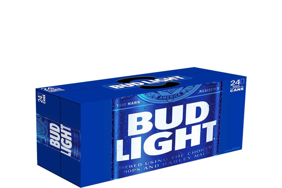 Bud Light Beer 24 Cans (24 x 355ml)