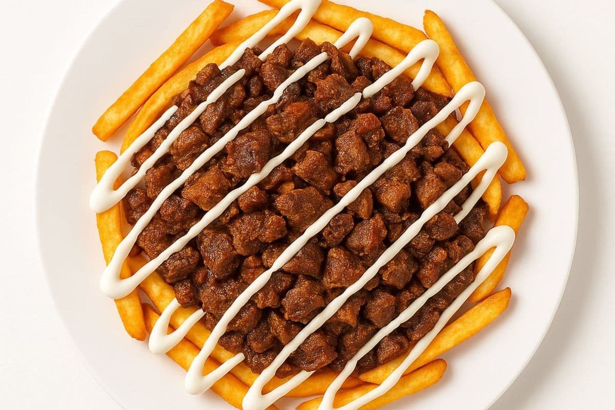 Alley Lamb on Fries