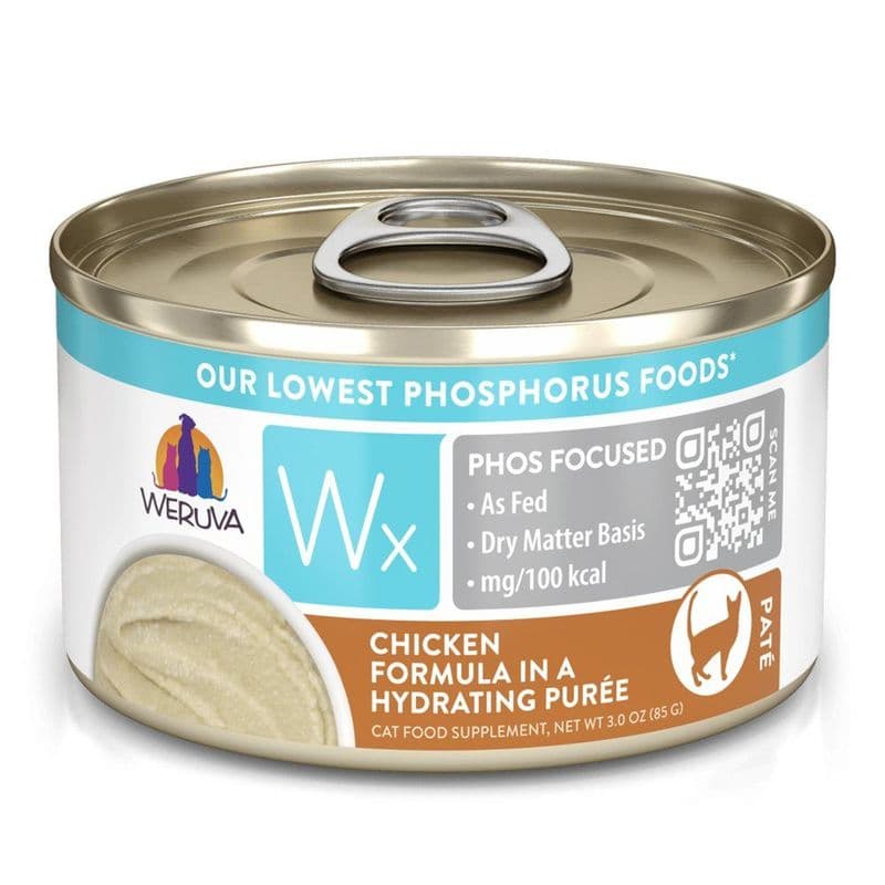 Weruva Wx Phos Focused Chicken Formula Pate Adult Cat Food 3 oz