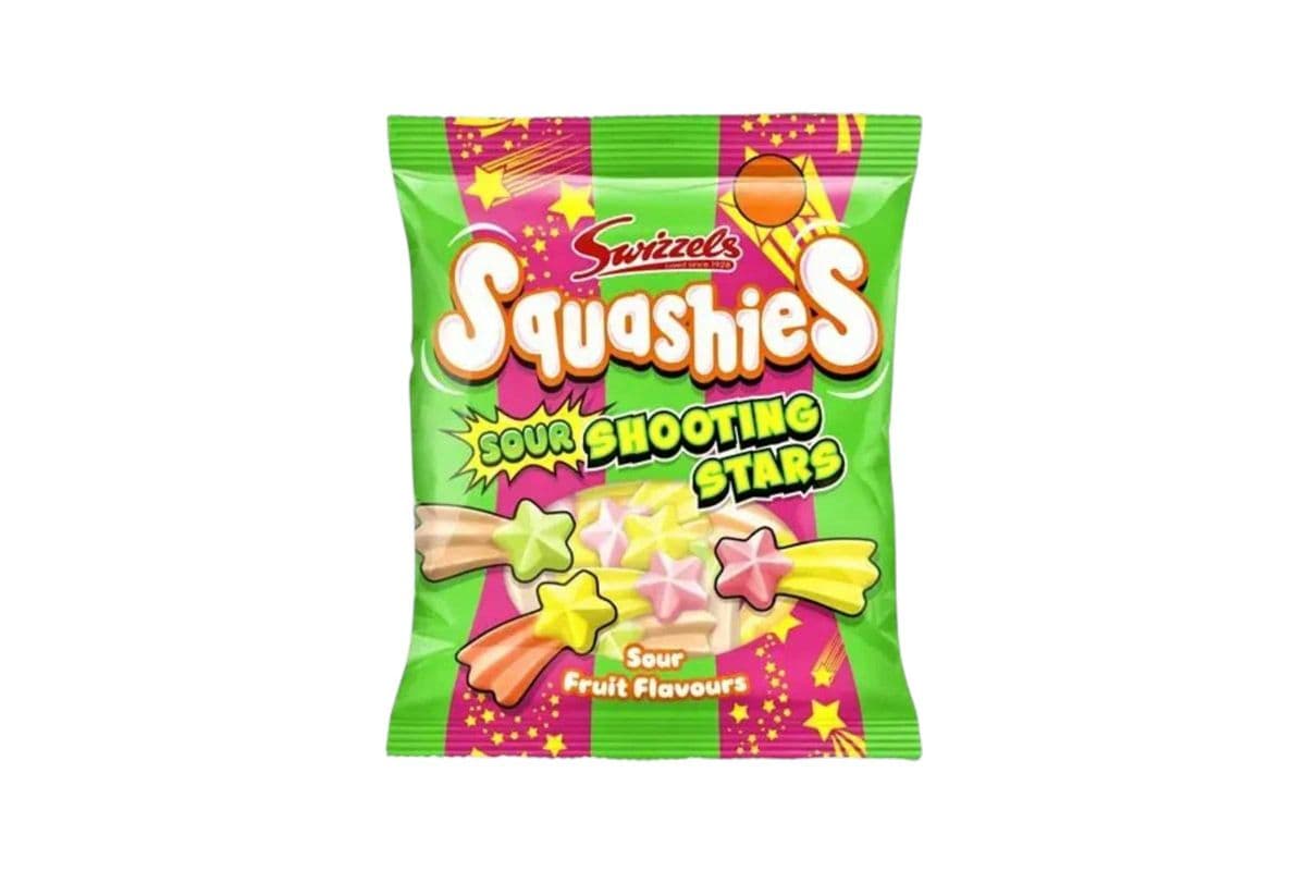 Squashies Sour Shooting Stars (UK) (100g)