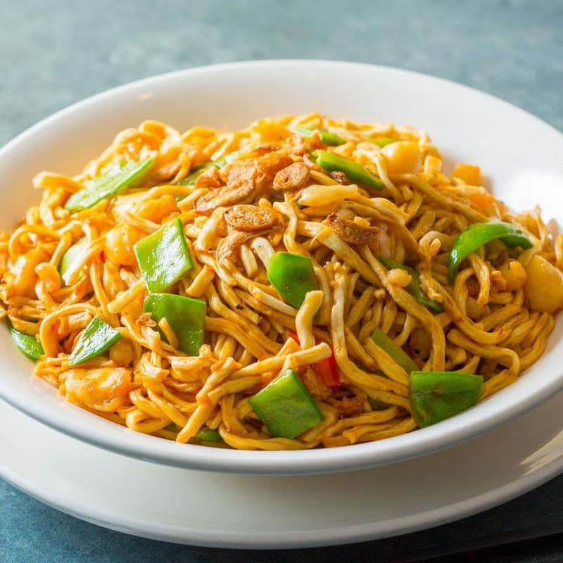 Yee-Mein with Seafood in Spicy XO Sauce XO醬海鮮蚊伊麵