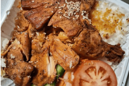 #62. Marinated and Grilled Lemongrass Chicken and Pork Chops