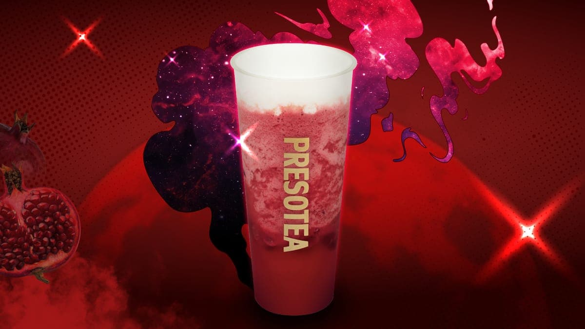 Pomegranate Passion Cheese Cloud / Frappé glacé mousse au fromage grenade et fruit de la passion