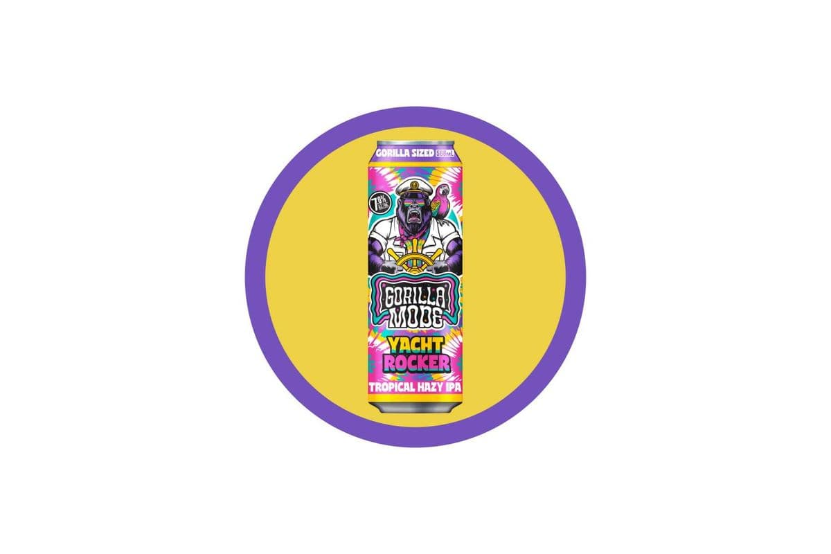 Phillips Gorilla Mode Yacht Rocker Tropical Hazy IPA (568ml Can) (1 x 568ml)