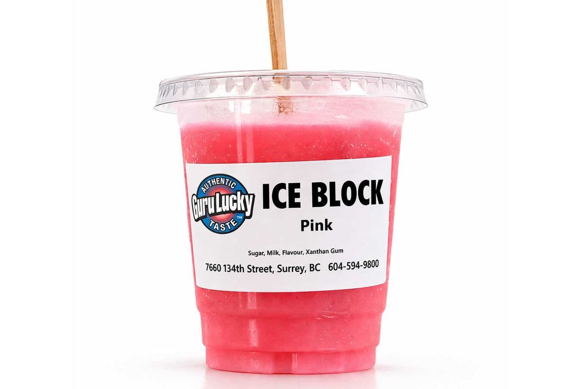 Pink Ice Block