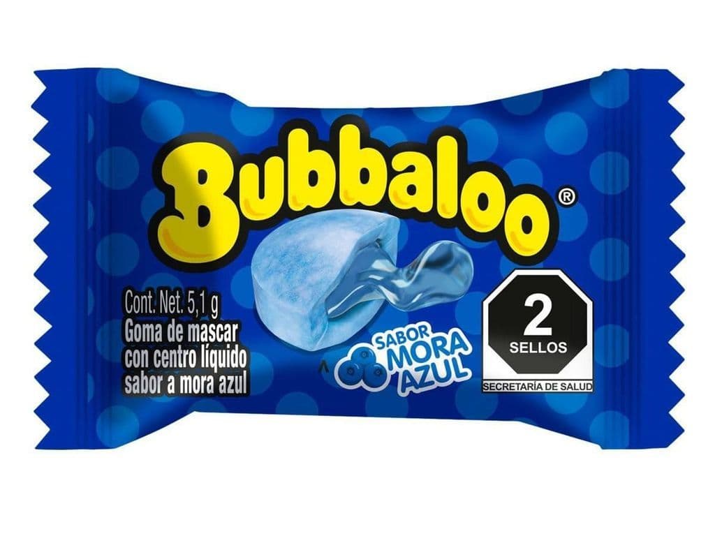 Bubbaloo Mora Azul/Blueberry 5.1 gr