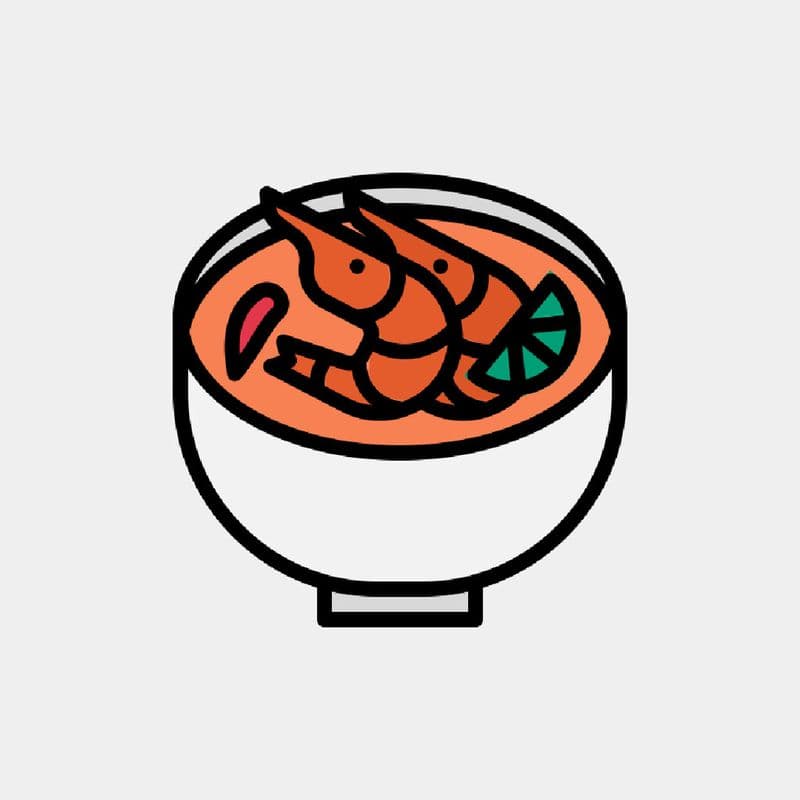 62. Crevettes aux légumes / 62. Shrimps with Vegetable