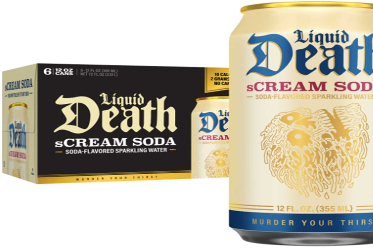 Liquid death sCREAM SODA