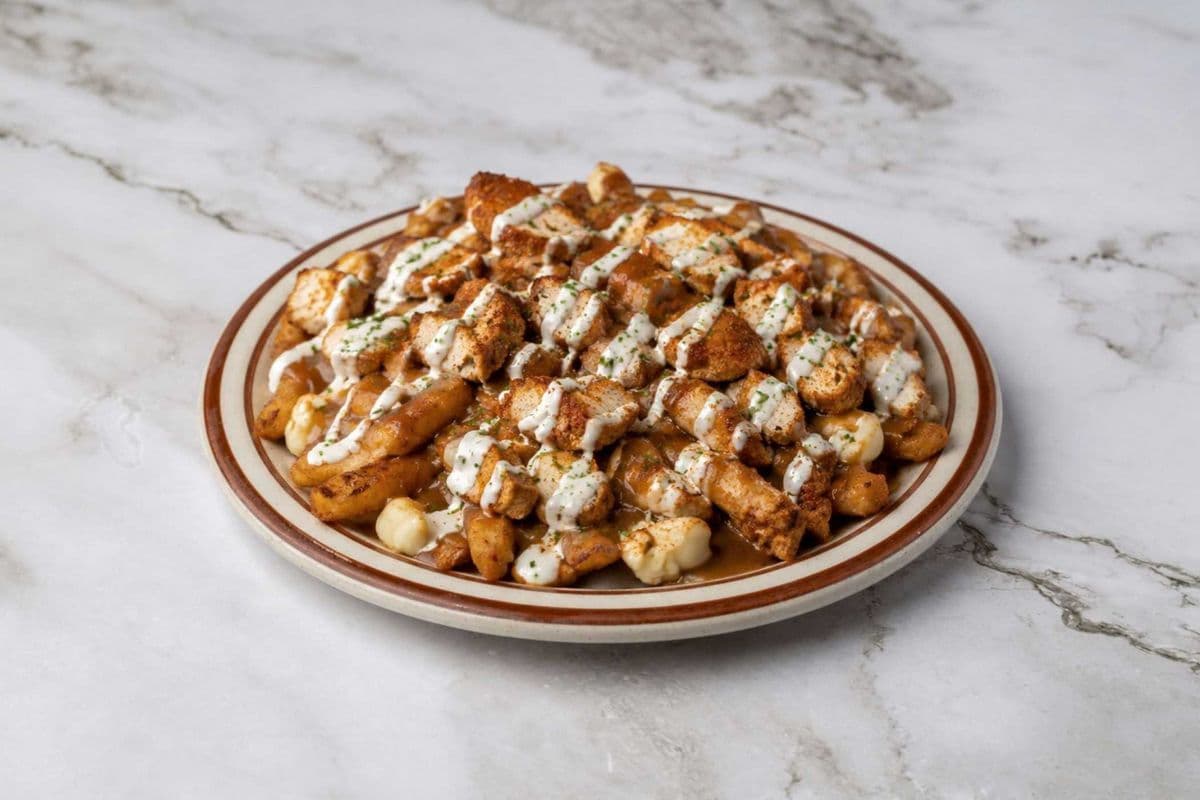 4. Cajun Chicken Fries Poutine
