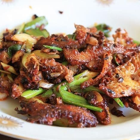 112. Beef Tenderloin Strip in Pepper Sauce