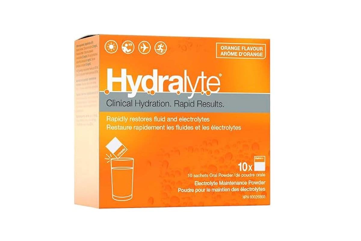 HYDRALYTE ORANGE POWDER 10 SACHETS PACK (10 SACHETS)