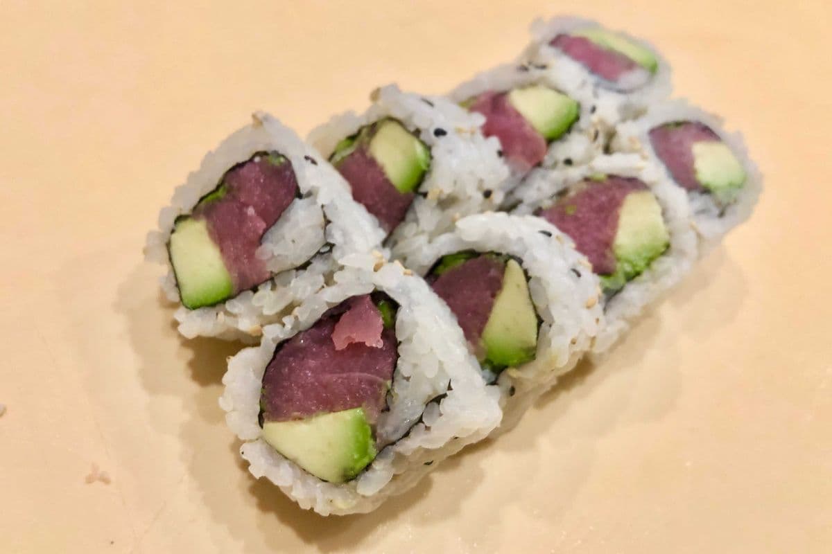 Tuna, Avocado, and Green Onion