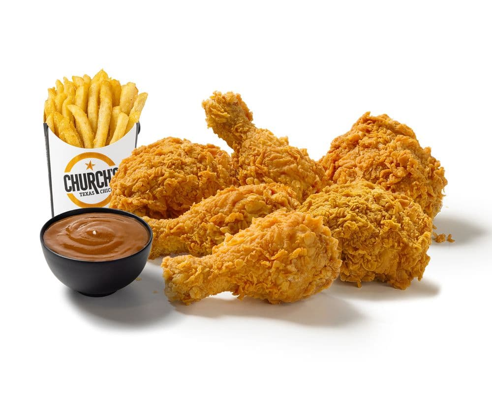 6-Piece Chicken & 2 Reg Sides