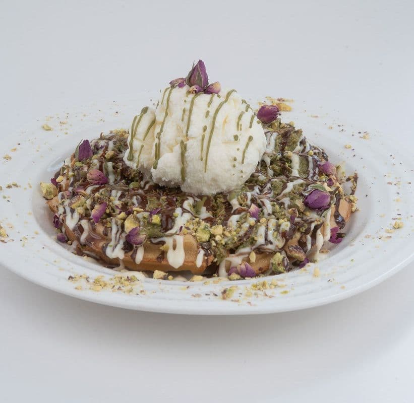 Dubai Chocolate Waffle