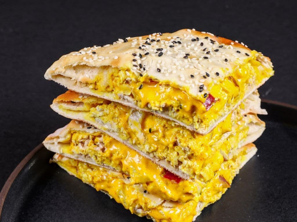 Achari Chicken Naan