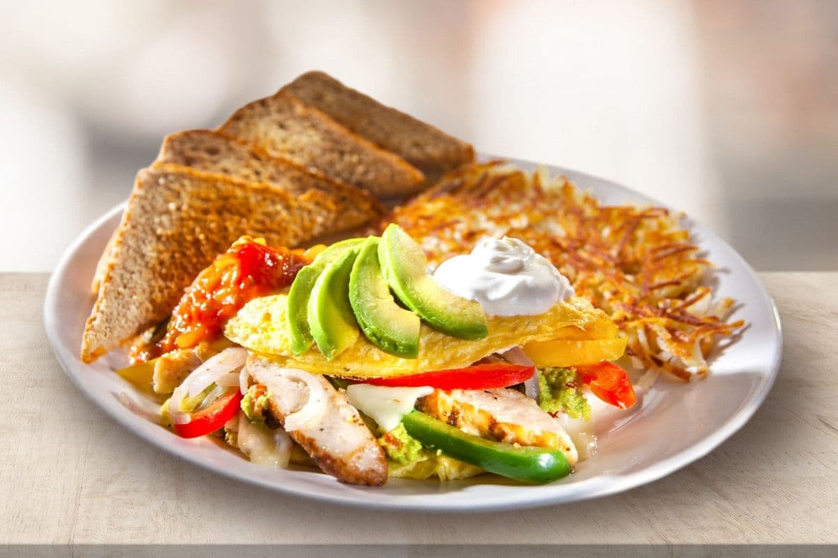 Chicken & Avocado Omelette