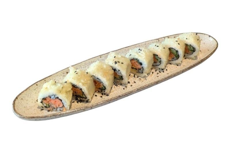 FRIED Smoke Salmon Roll