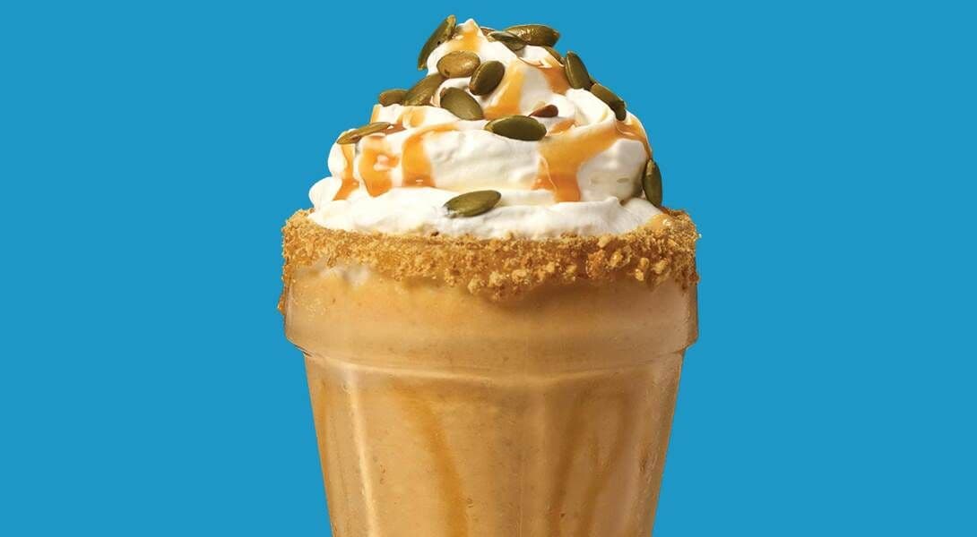 CARAMEL PUMPKIN MILK SHAKE