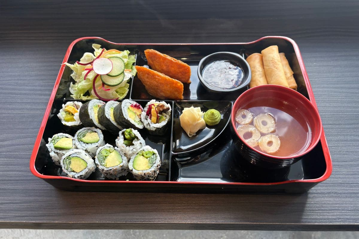 Veg Bento with Miso Soup
