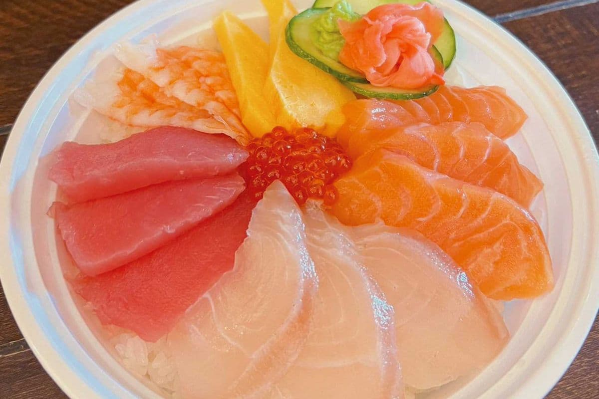 Assorted Sashimi Rice