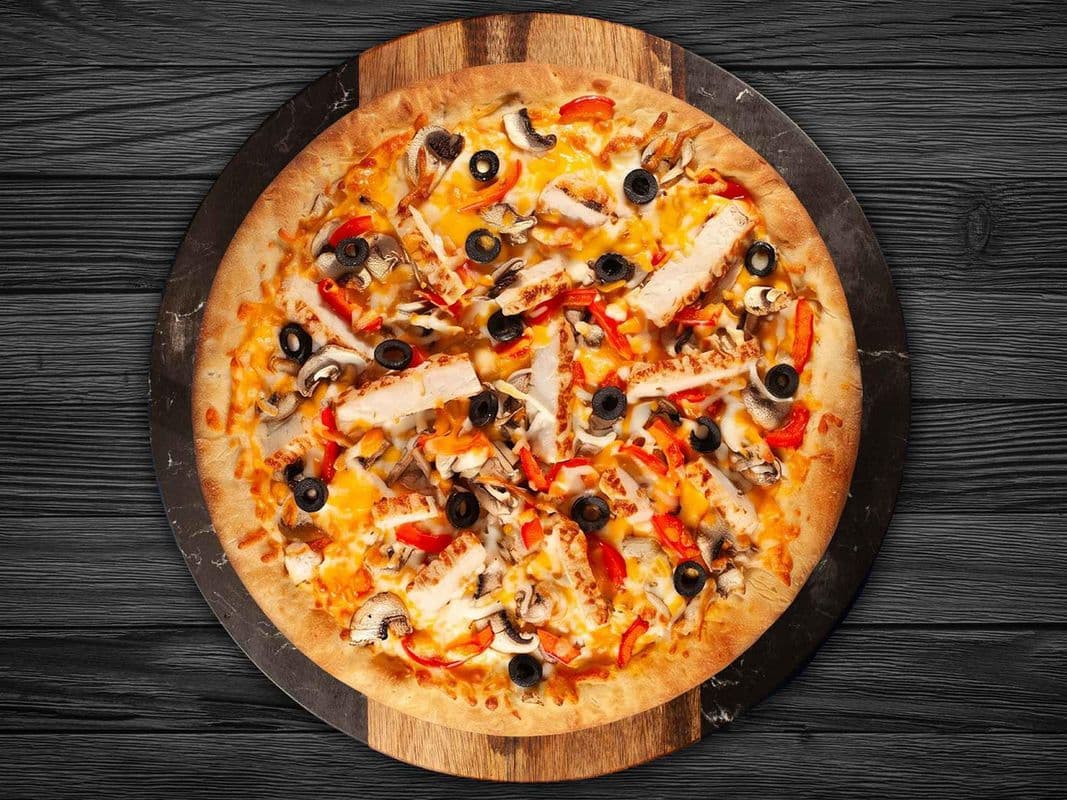 Chicken & Mushroom Pizza