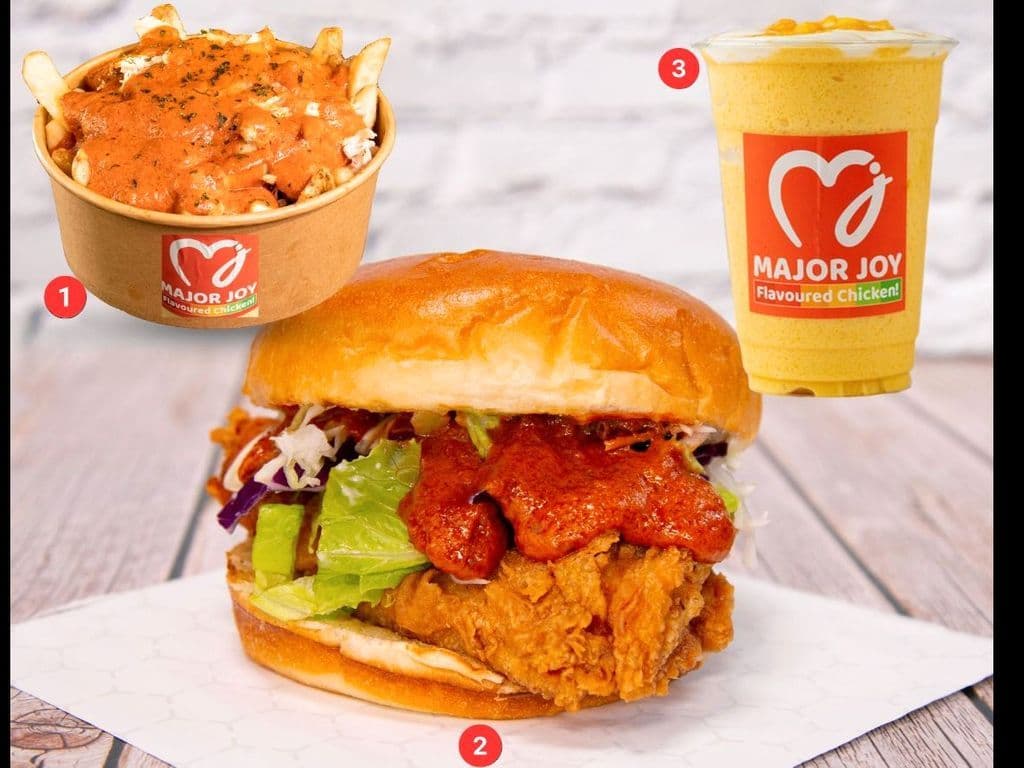 Mega Meal - Sandwich, Butter Chicken Poutine & Shake