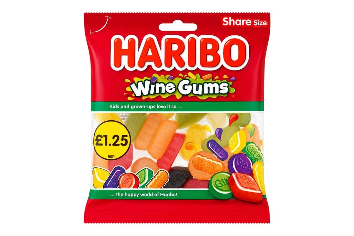 Haribo Wine Gums (100gm) (328 Cal)