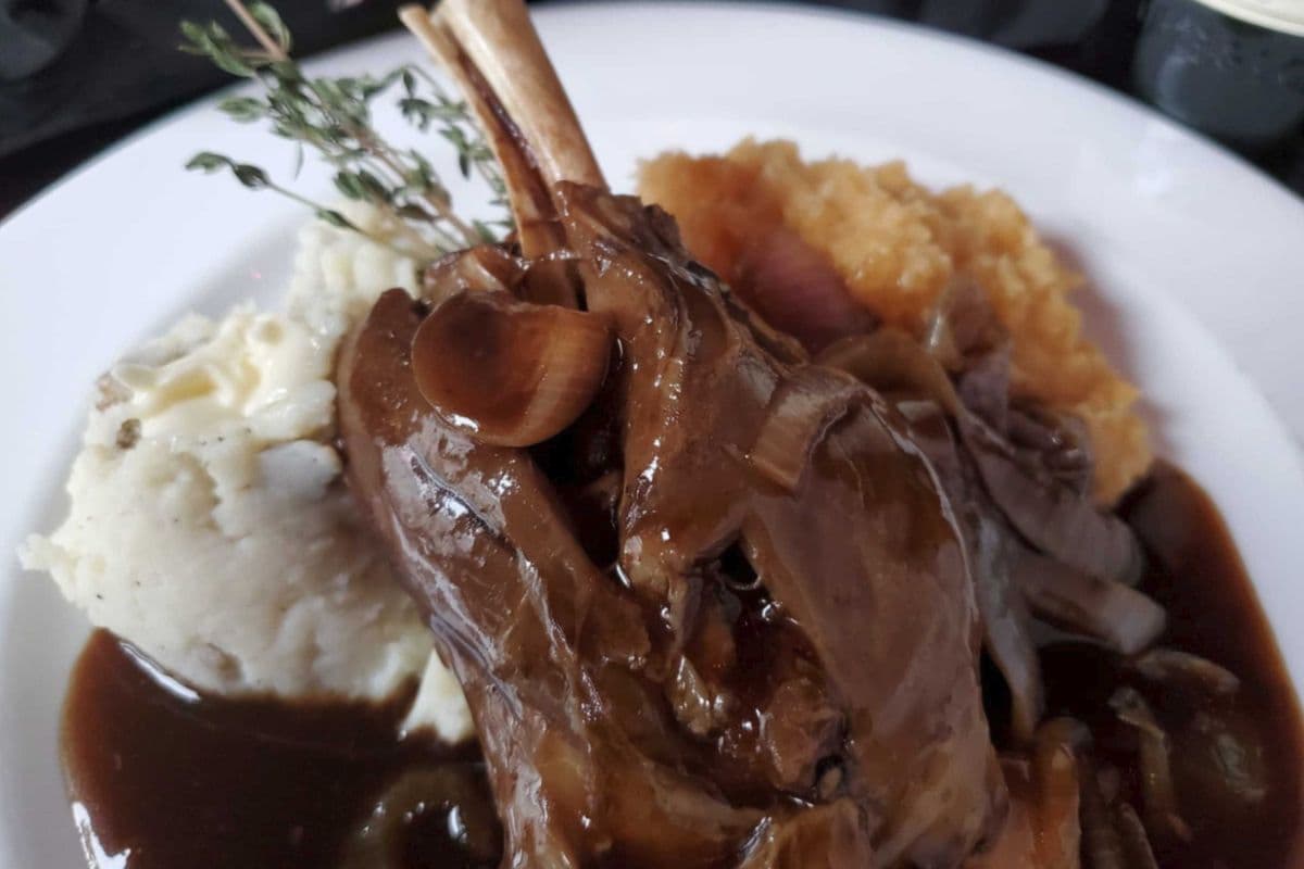 braised lamb shank