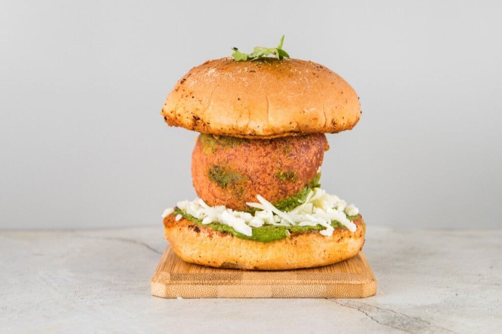 Cheesy Vada Pav