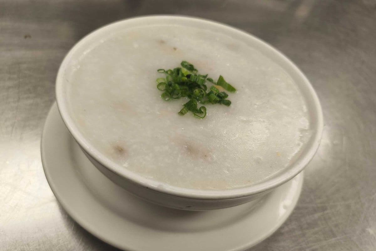 B2. Pork and Preserved Eggs Congee