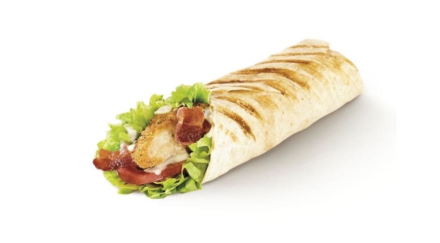 Crispy Chicken Bacon Ranch Grilled Wrap
