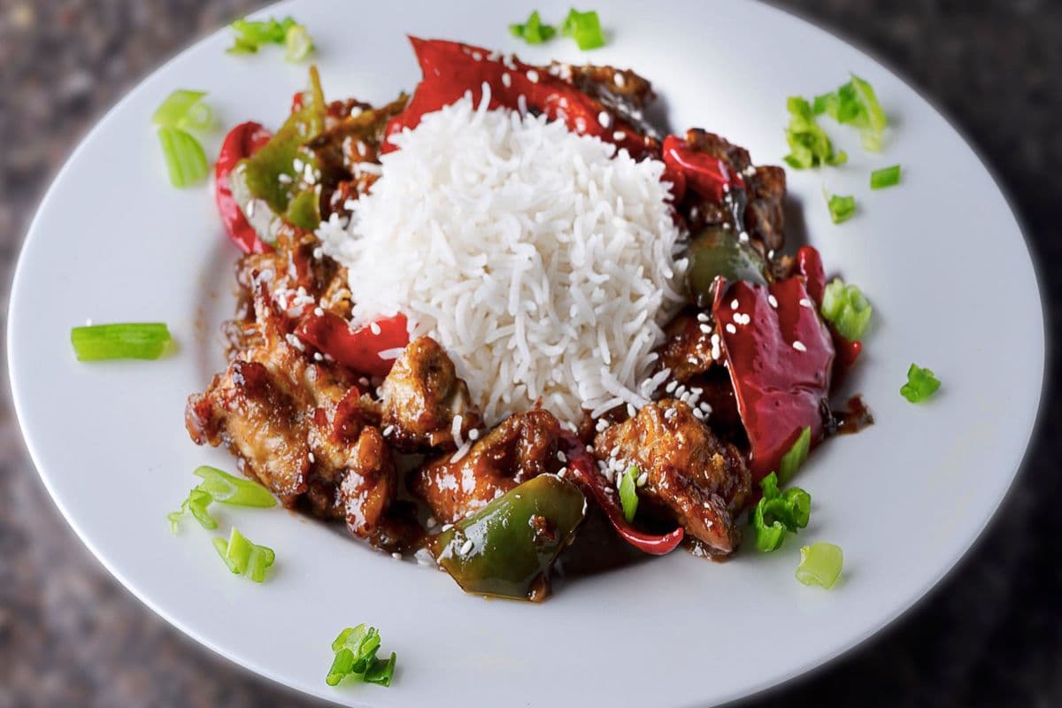 General Tao Jerk Chicken with Basmati Rice