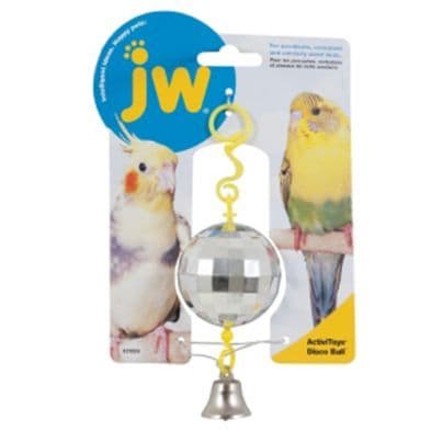 JW ActiviToy Disco Ball Bird Toy