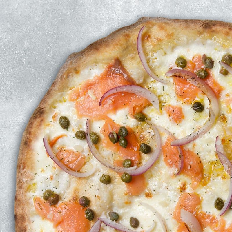 14" Smoked Salmon Pizza