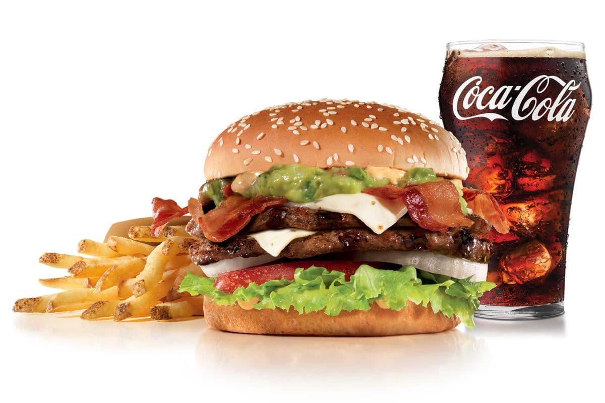 Double Guacamole Bacon Burger Combo