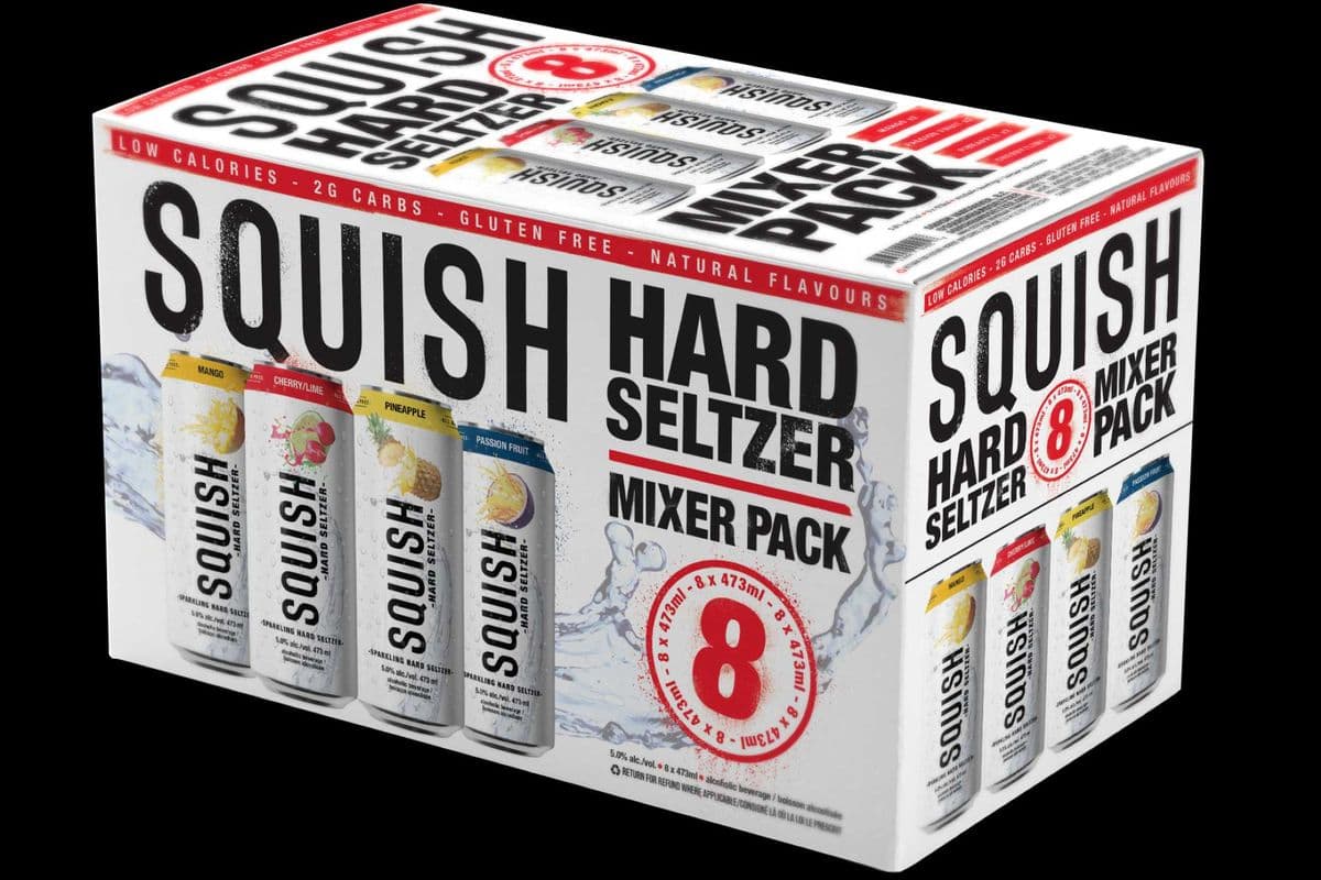 Squish Hard Seltzer Mixed (8 Pack) (8 x 473ml Cans)