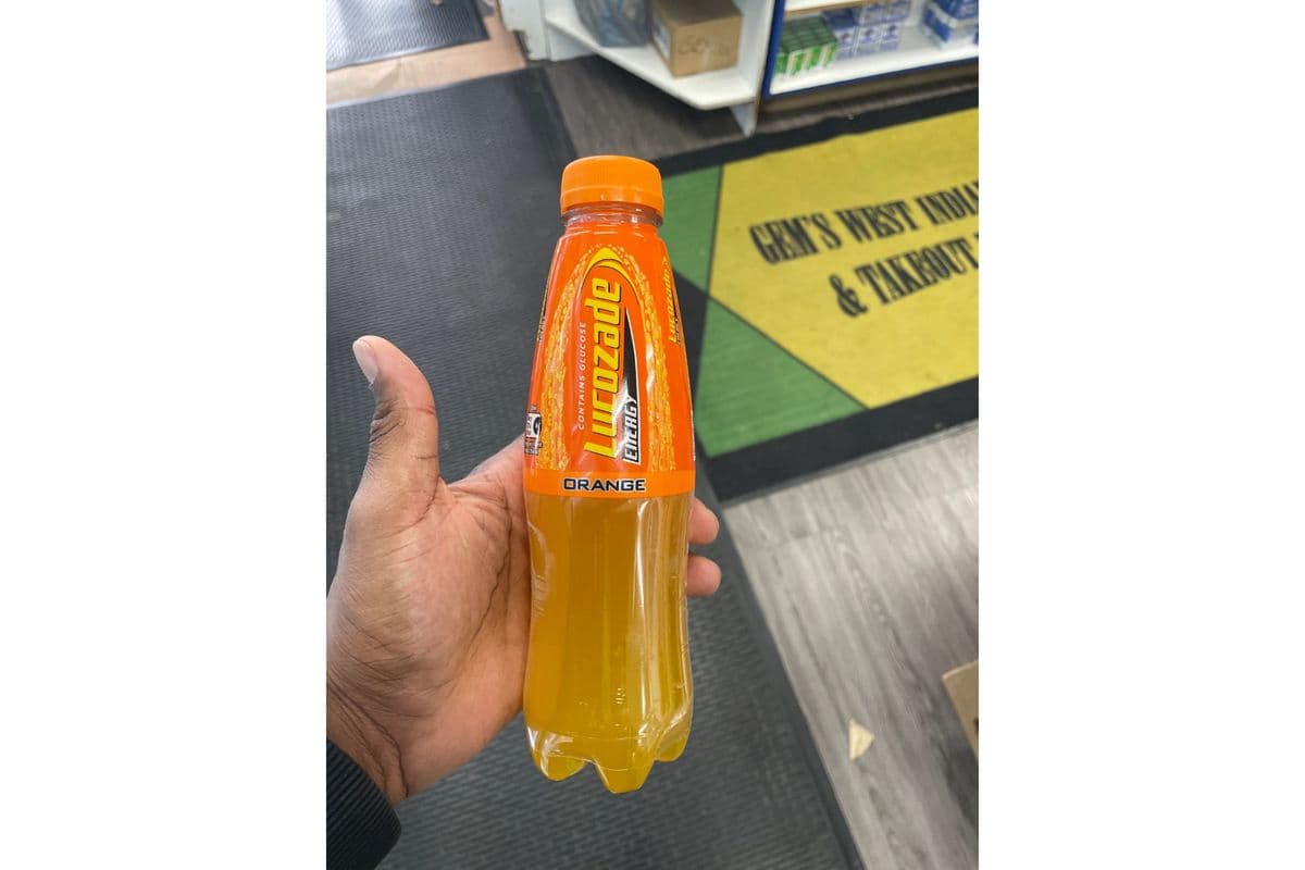 Orange Lucozade (380 ml)